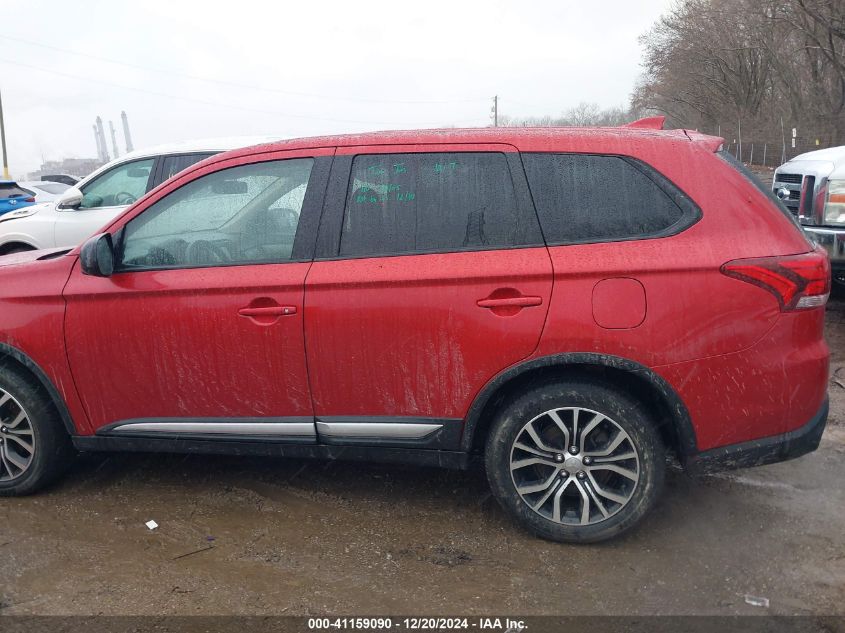 2018 Mitsubishi Outlander Es VIN: JA4AZ3A38JZ058658 Lot: 41159090