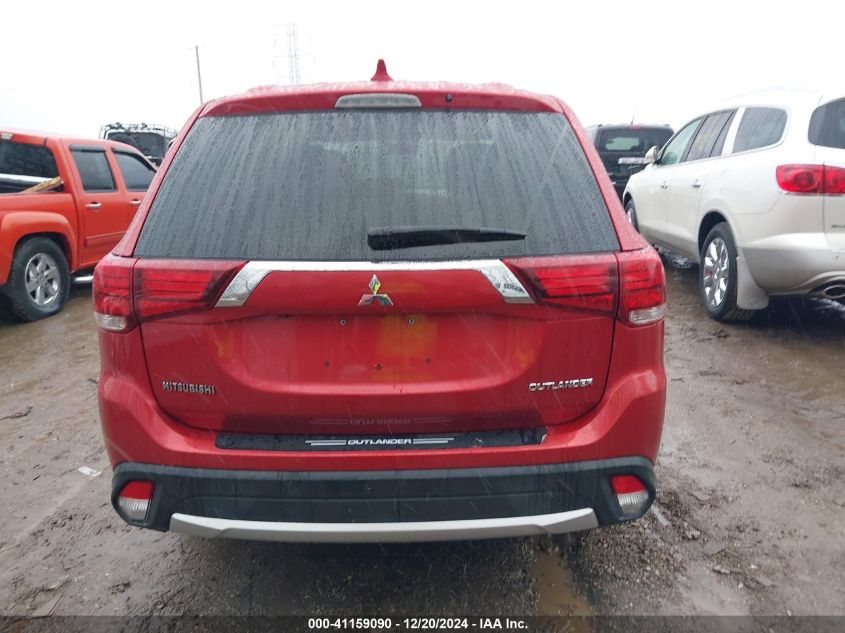 2018 Mitsubishi Outlander Es VIN: JA4AZ3A38JZ058658 Lot: 41159090