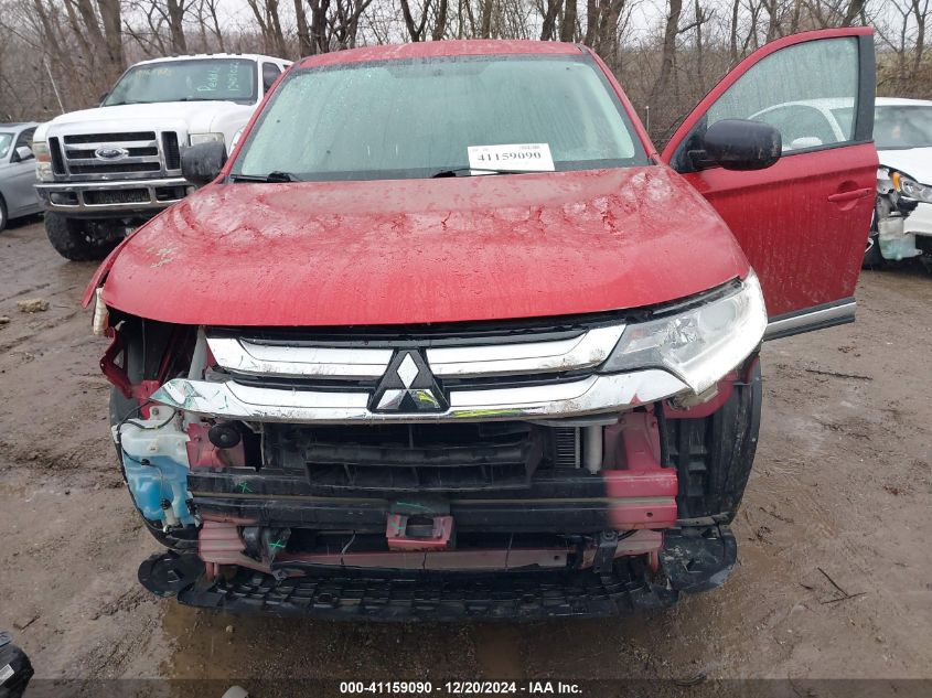 2018 Mitsubishi Outlander Es VIN: JA4AZ3A38JZ058658 Lot: 41159090