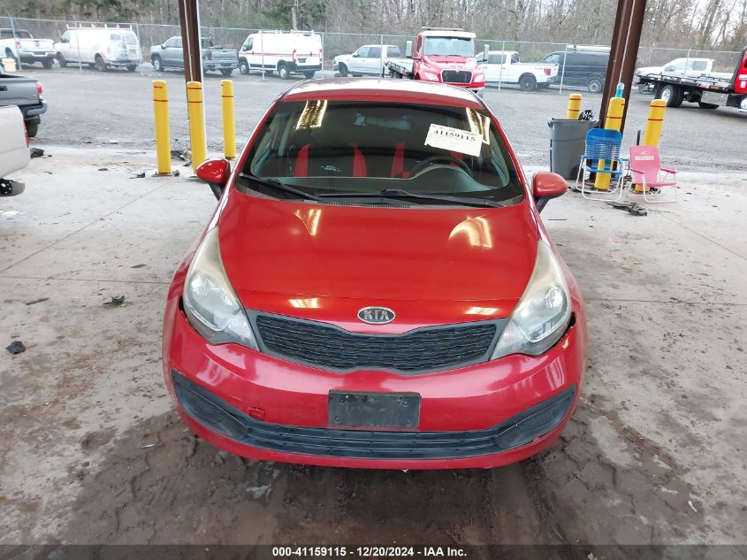 2013 Kia Rio Lx VIN: KNADM4A37D6097672 Lot: 41159115