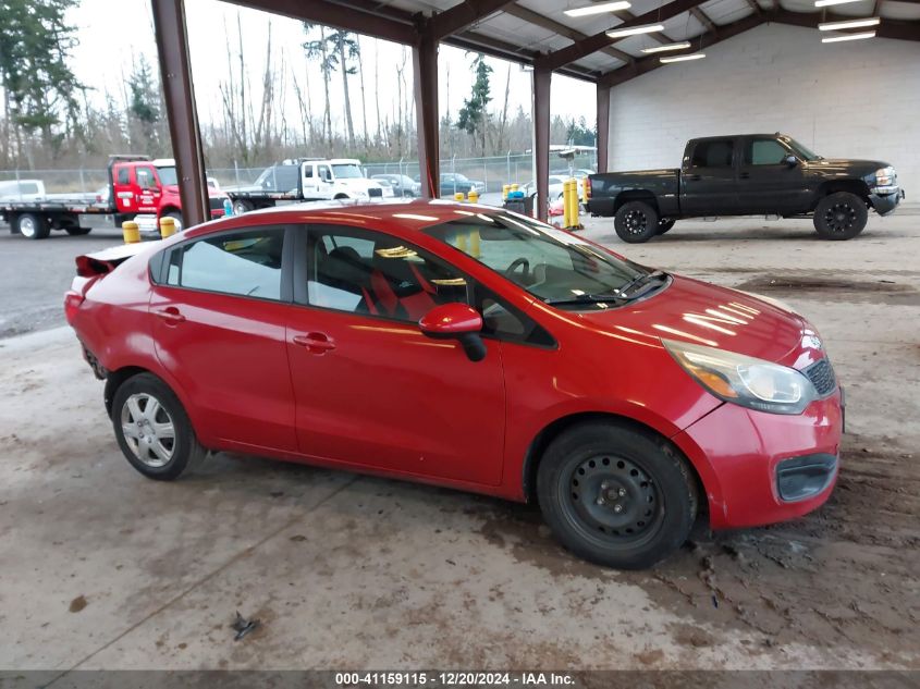 2013 Kia Rio Lx VIN: KNADM4A37D6097672 Lot: 41159115