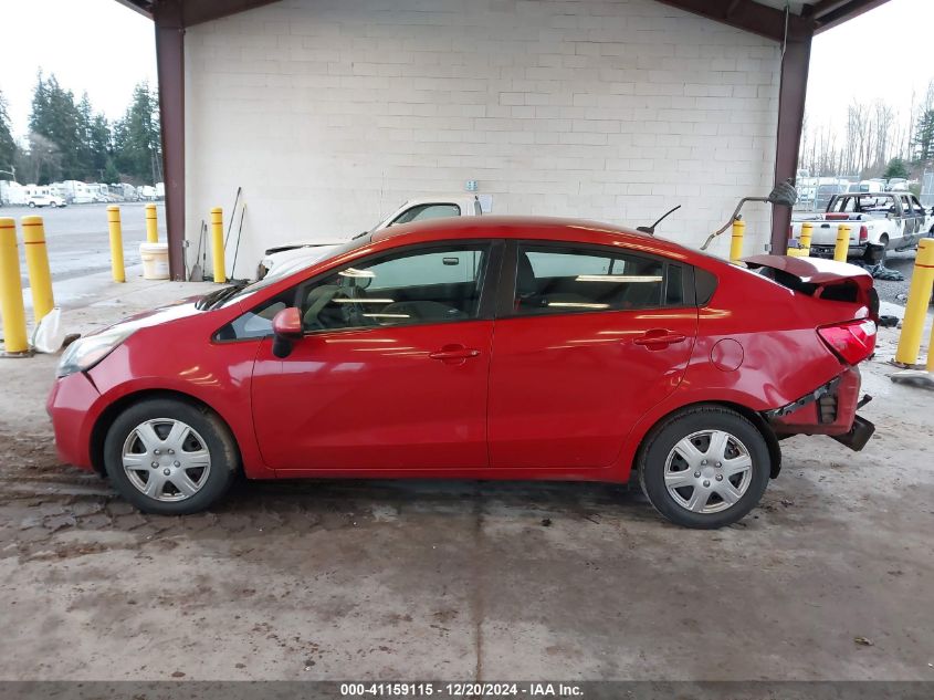 2013 Kia Rio Lx VIN: KNADM4A37D6097672 Lot: 41159115