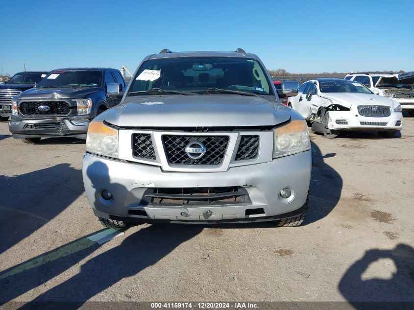 2012 Nissan Armada Sv VIN: 5N1BA0NDXCN621203 Lot: 41159174