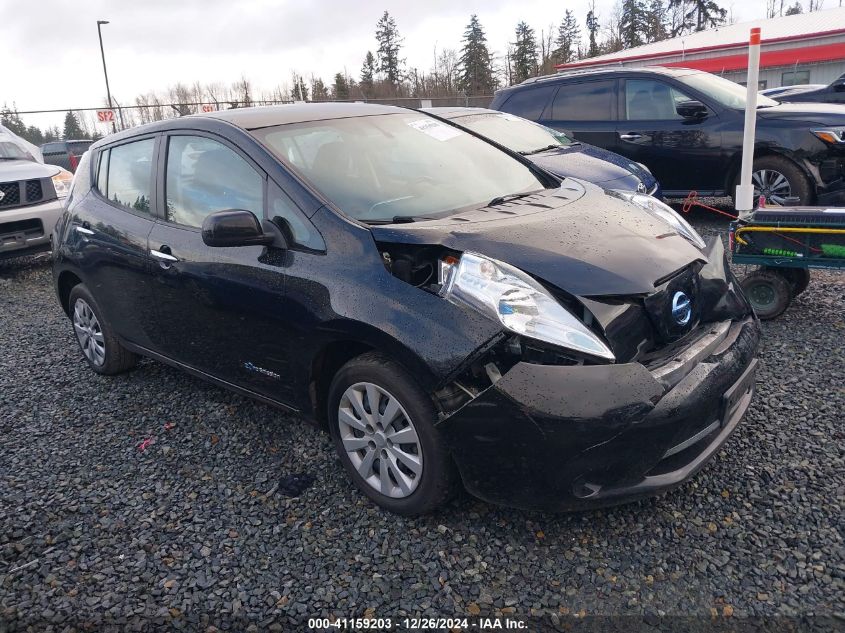 VIN 1N4AZ0CP3DC400177 2013 Nissan Leaf, S no.1