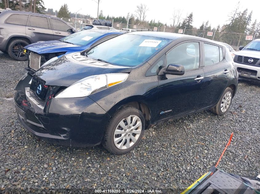 VIN 1N4AZ0CP3DC400177 2013 Nissan Leaf, S no.2