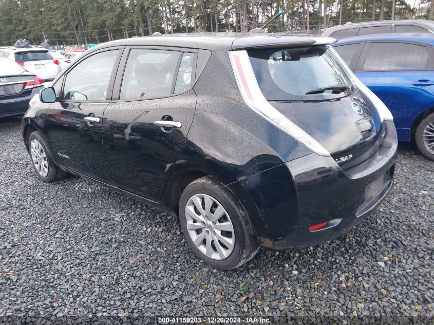 VIN 1N4AZ0CP3DC400177 2013 Nissan Leaf, S no.3