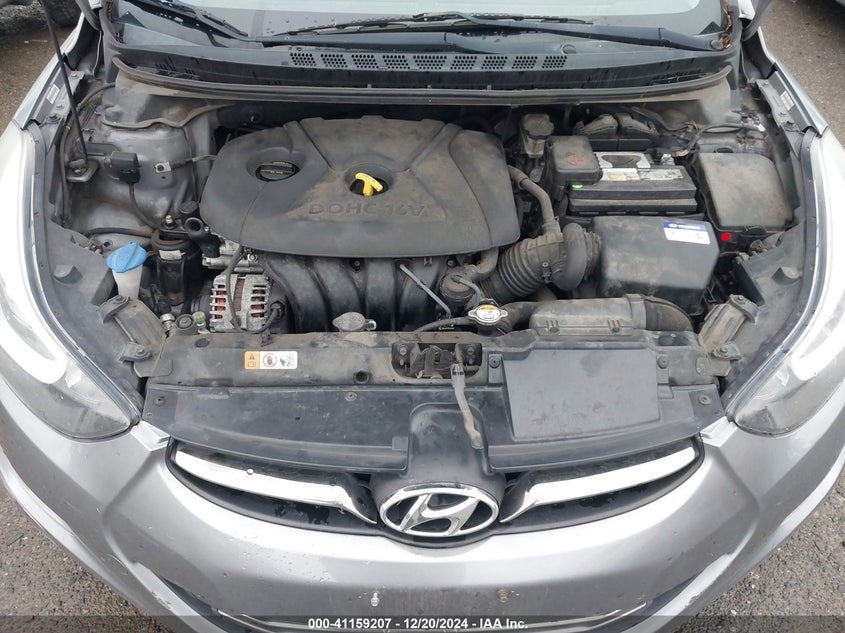 2014 HYUNDAI ELANTRA VIN: KMHDH4AE2EU207576