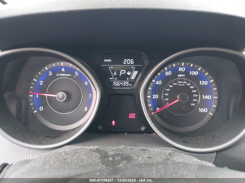 2014 HYUNDAI ELANTRA VIN: KMHDH4AE2EU207576