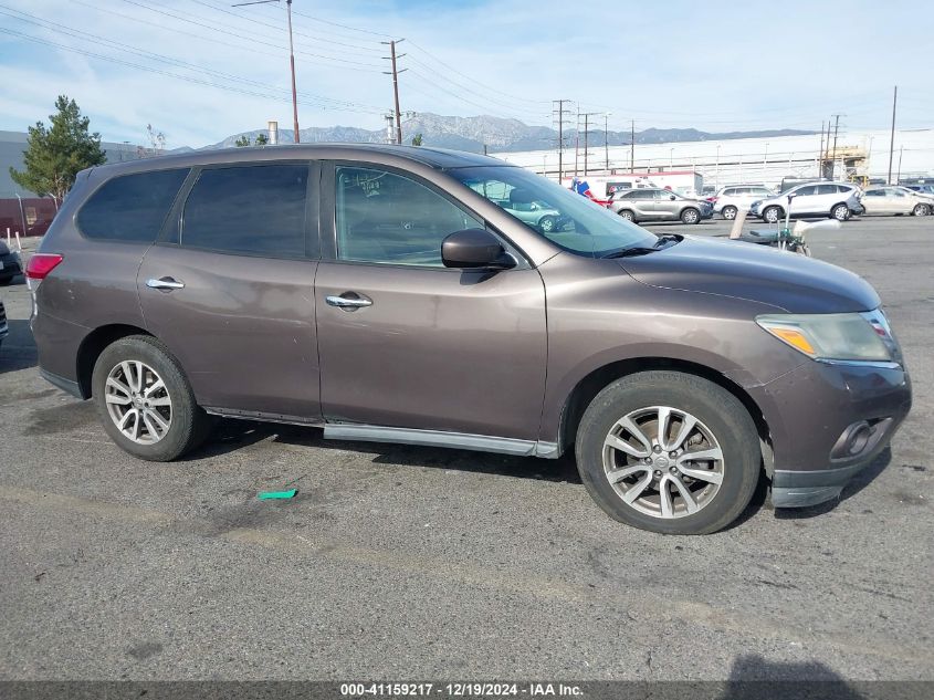 2015 Nissan Pathfinder S VIN: 5N1AR2MN0FC606302 Lot: 41159217