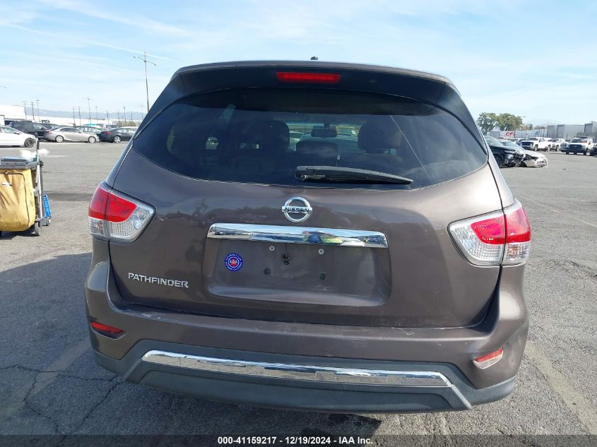 2015 Nissan Pathfinder S VIN: 5N1AR2MN0FC606302 Lot: 41159217