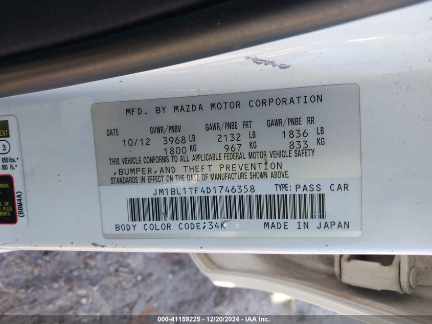 2013 MAZDA MAZDA3 I SV - JM1BL1TF4D1746358