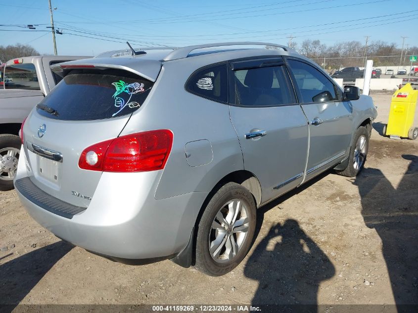 VIN JN8AS5MVXDW623618 2013 Nissan Rogue, SV no.4