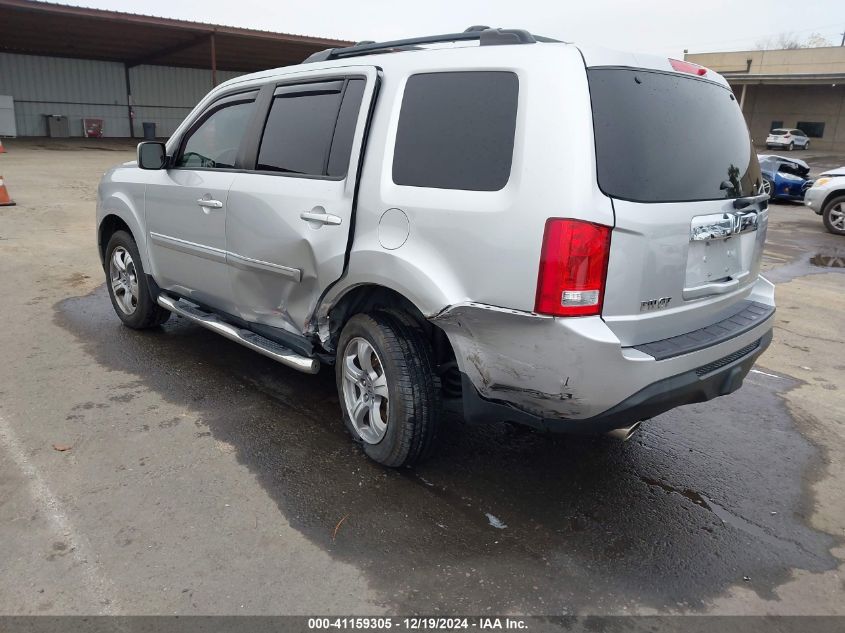 VIN 5FNYF3H49DB008079 2013 Honda Pilot, EX no.3