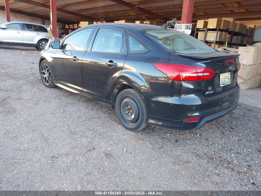 Vin: 1fadp3f26fl259435, lot: 41649586, ford focus se 20153