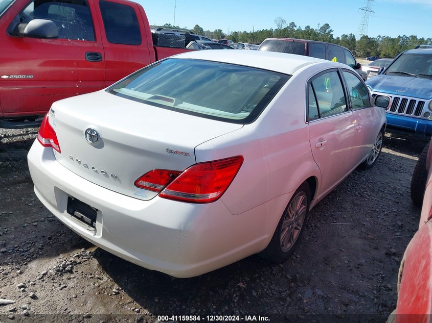 2007 TOYOTA AVALON VIN: 4T1BK36B57U238308