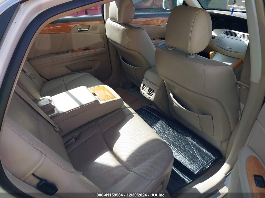 2007 TOYOTA AVALON VIN: 4T1BK36B57U238308