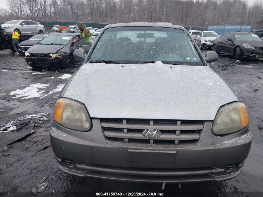 2005 Hyundai Accent Gls VIN: KMHCG45C25U598381 Lot: 41159749