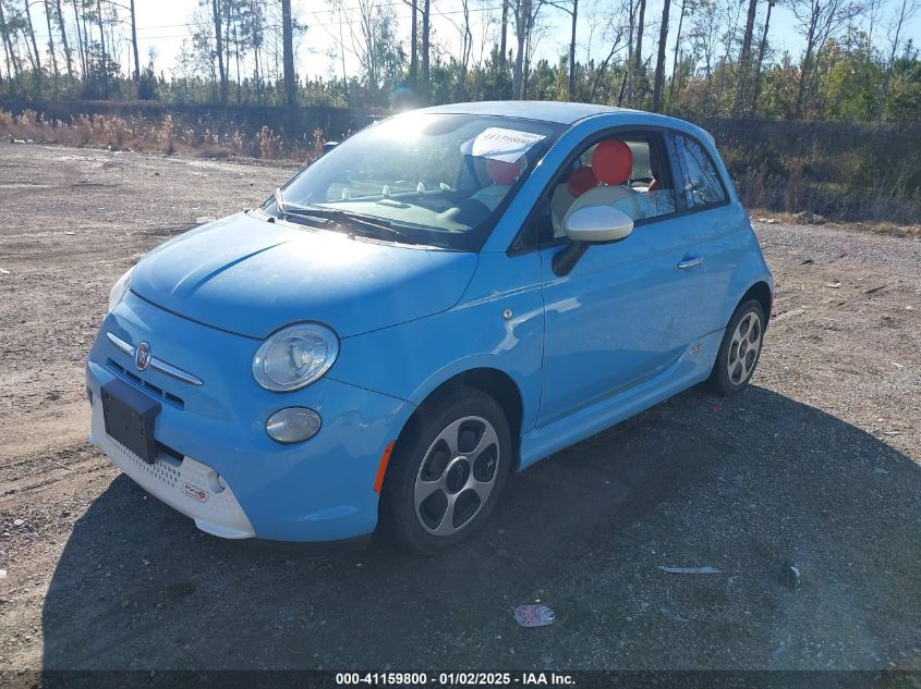 2015 Fiat 500E Battery Electric VIN: 3C3CFFGE6FT642397 Lot: 41159800