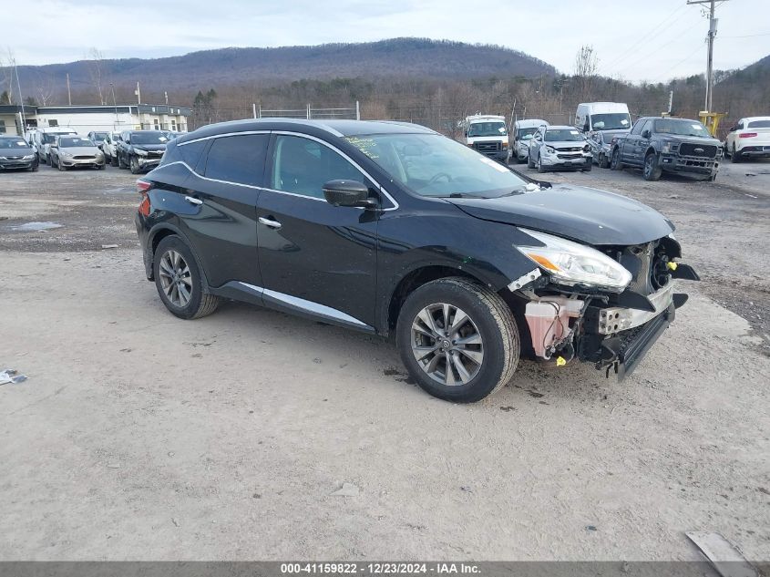 VIN 5N1AZ2MHXGN132827 2016 Nissan Murano, SL no.1