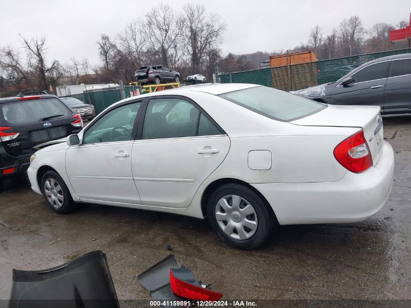 2003 Toyota Camry Le VIN: 4T1BE32K43U231941 Lot: 41159891