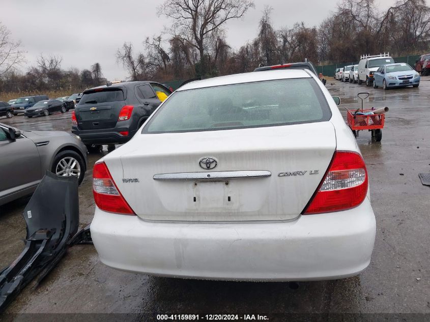 2003 Toyota Camry Le VIN: 4T1BE32K43U231941 Lot: 41159891