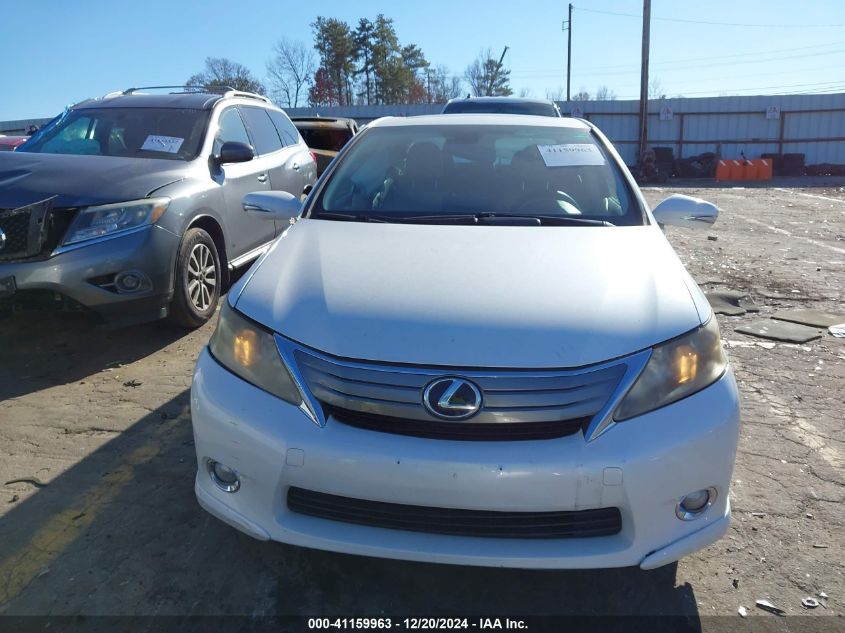 2010 LEXUS HS 250H VIN: JTHBB1BA4A2024837