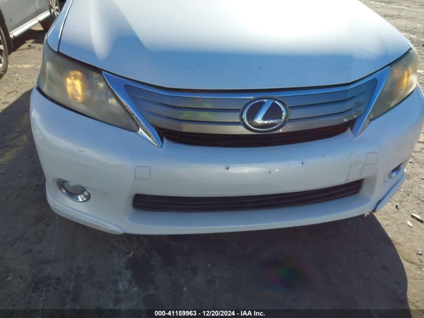2010 LEXUS HS 250H VIN: JTHBB1BA4A2024837