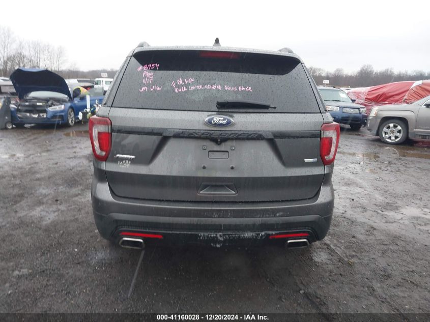 2016 Ford Explorer Sport VIN: 1FM5K8GT0GGA05551 Lot: 41160028