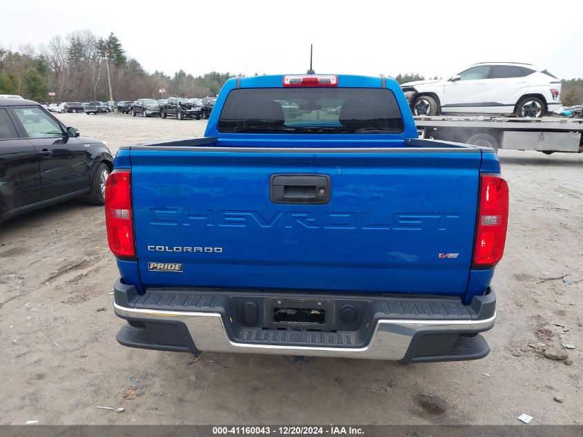 2021 Chevrolet Colorado 4Wd Short Box Wt VIN: 1GCGTBEN7M1287584 Lot: 41160043