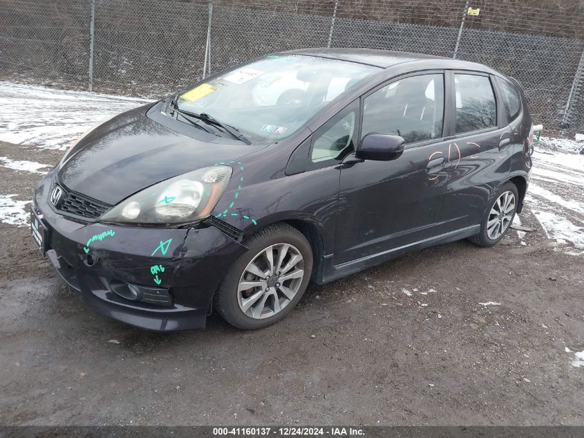 VIN JHMGE8H50DC062922 2013 Honda Fit, Sport no.2