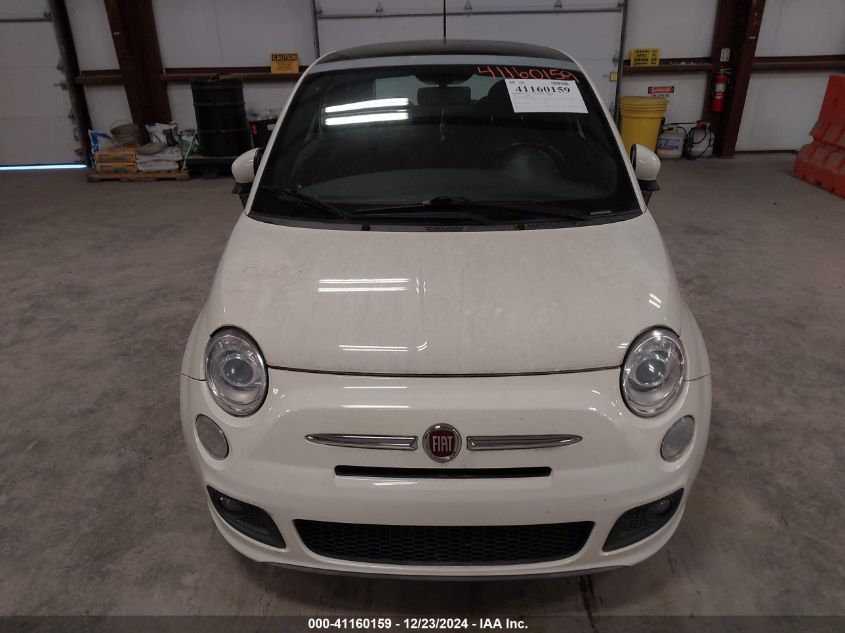 2012 Fiat 500 Sport VIN: 3C3CFFBR7CT228213 Lot: 41160159