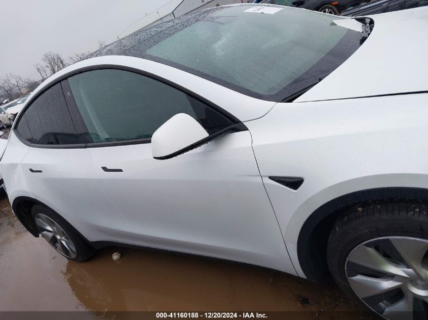 2020 Tesla Model Y Long Range Dual Motor All-Wheel Drive VIN: 5YJYGDEE1LF044301 Lot: 41160188