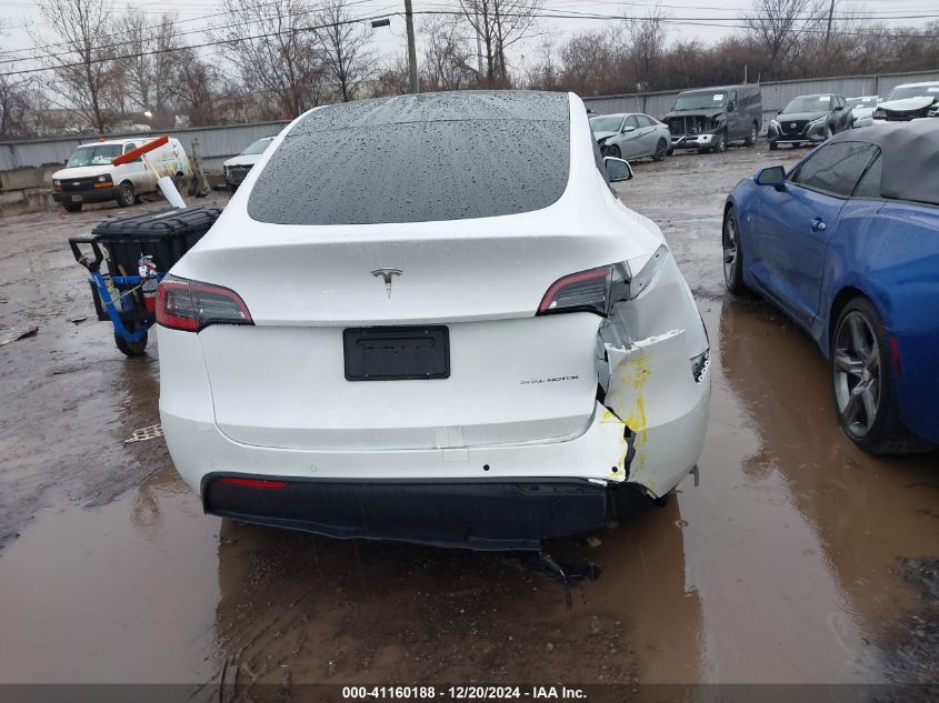 2020 Tesla Model Y Long Range Dual Motor All-Wheel Drive VIN: 5YJYGDEE1LF044301 Lot: 41160188