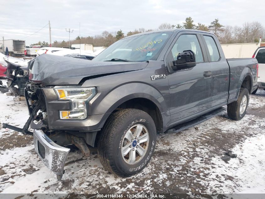 VIN 1FTEX1EP3GFA80799 2016 Ford F-150, XL no.2