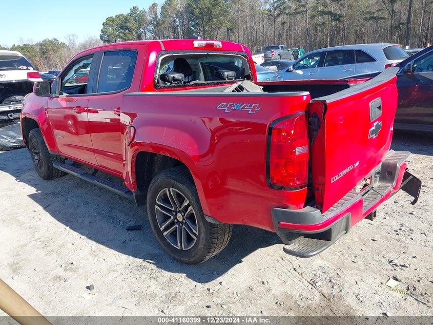 VIN 1GCGTBEN2K1115458 2019 CHEVROLET COLORADO WT