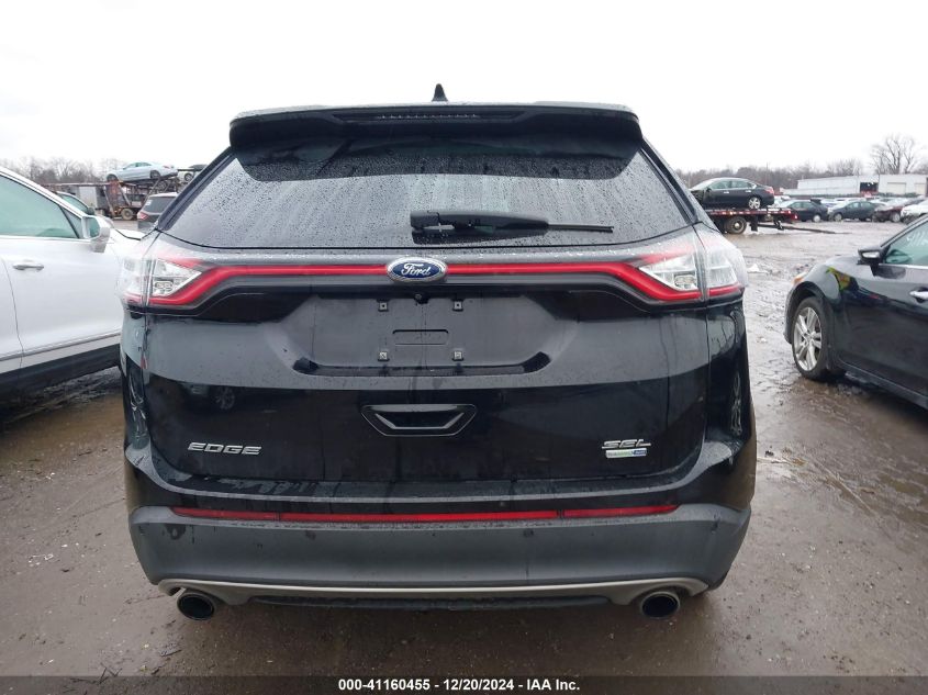 VIN 2FMPK4J99HBC40165 2017 Ford Edge, Sel no.16