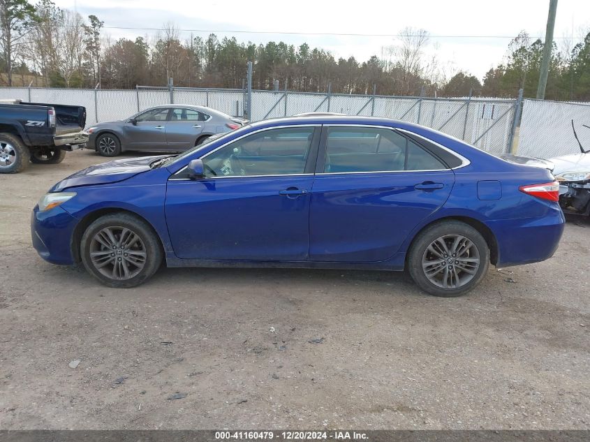 2015 Toyota Camry Se VIN: 4T1BF1FK7FU930870 Lot: 41160479