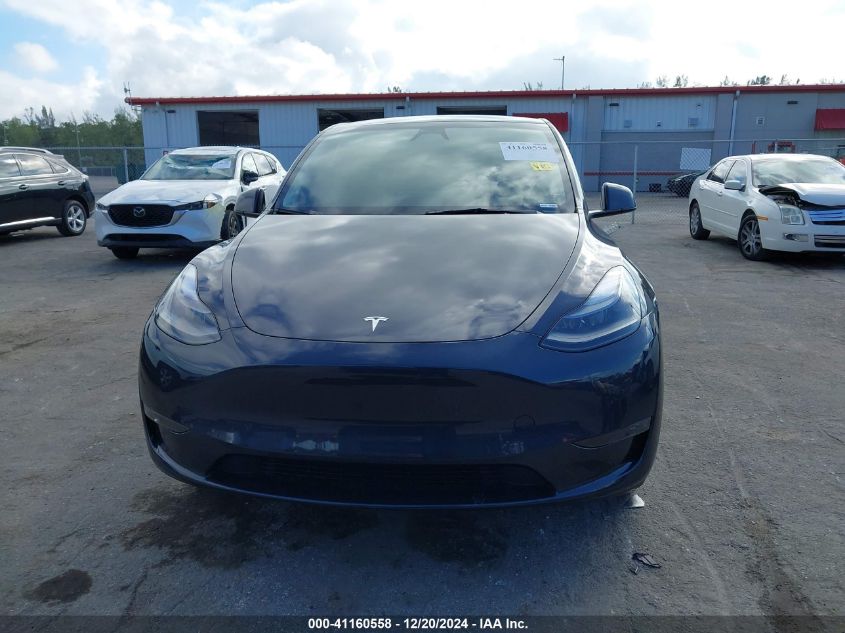 2024 Tesla Model Y Long Range Dual Motor All-Wheel Drive VIN: 7SAYGDEE9RA228474 Lot: 41160558