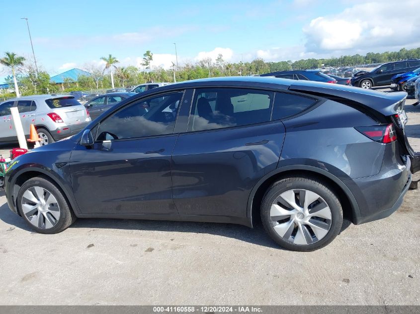 2024 Tesla Model Y Long Range Dual Motor All-Wheel Drive VIN: 7SAYGDEE9RA228474 Lot: 41160558