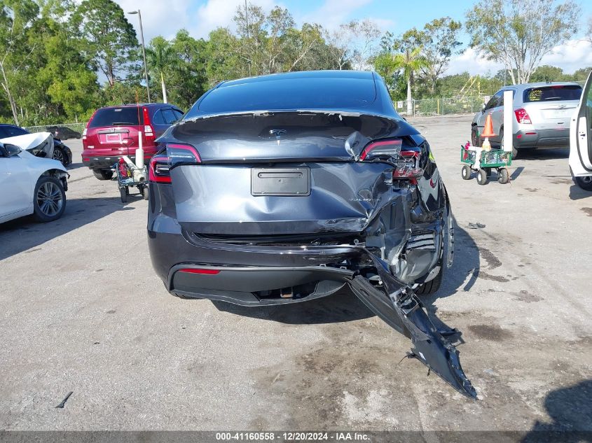 2024 Tesla Model Y Long Range Dual Motor All-Wheel Drive VIN: 7SAYGDEE9RA228474 Lot: 41160558