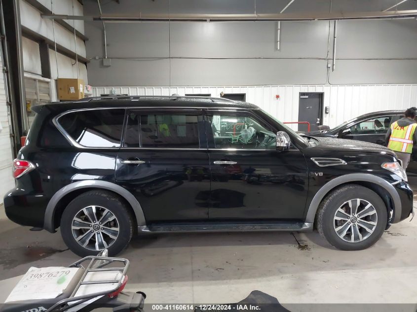 2019 Nissan Armada Sl VIN: JN8AY2NC9K9585062 Lot: 41160614