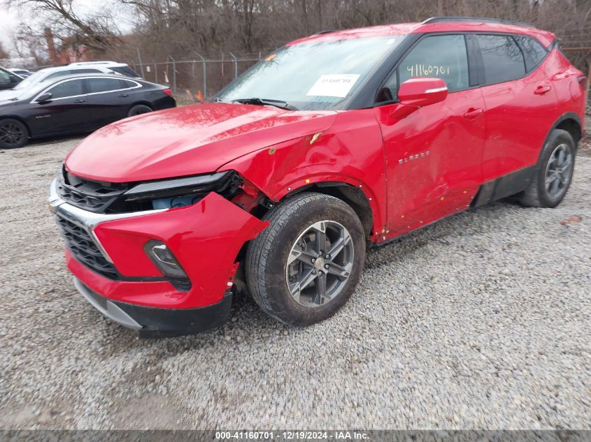 2023 Chevrolet Blazer Fwd 3Lt VIN: 3GNKBDRS1PS101993 Lot: 41160701