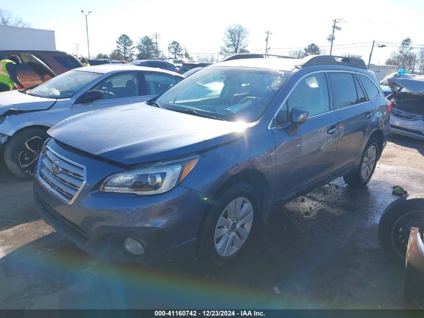 VIN 4S4BSAFC1H3364220 2017 Subaru Outback, 2.5I Pre... no.2