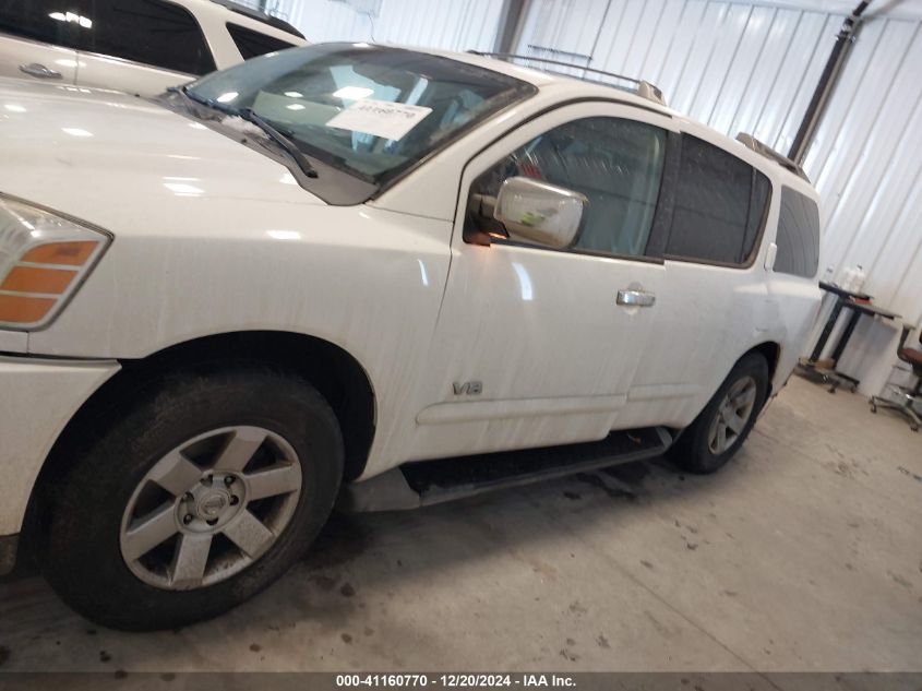 2006 Nissan Armada Le VIN: 5N1AA08BX6N735275 Lot: 41160770