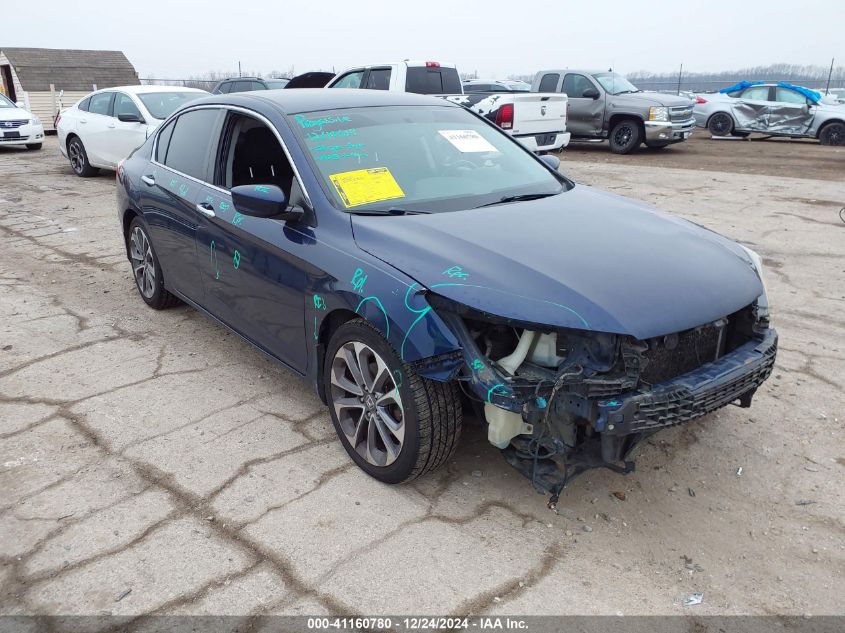 VIN 1HGCR2F5XEA002584 2014 Honda Accord, Sport no.1