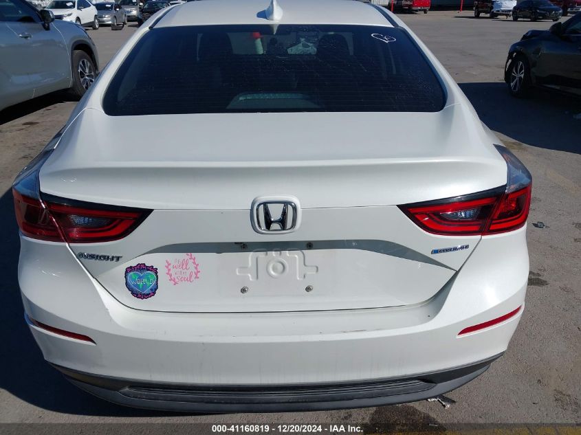 2019 Honda Insight Ex VIN: 19XZE4F51KE033845 Lot: 41160819