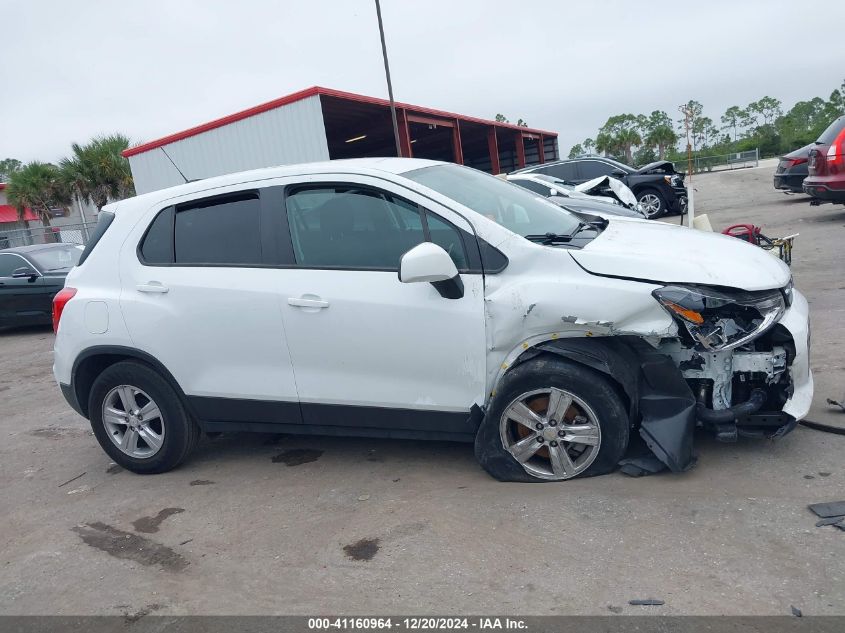 2022 Chevrolet Trax Fwd Ls VIN: KL7CJKSM7NB543912 Lot: 41160964