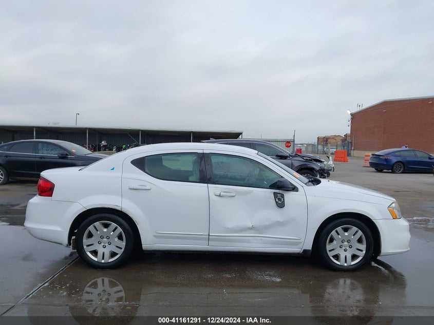2012 DODGE AVENGER VIN: 1C3CDZAG1CN251932