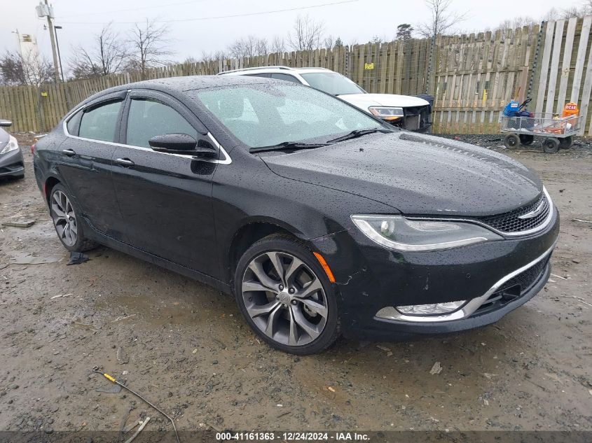 VIN 1C3CCCCB0FN566128 2015 Chrysler 200, C no.1