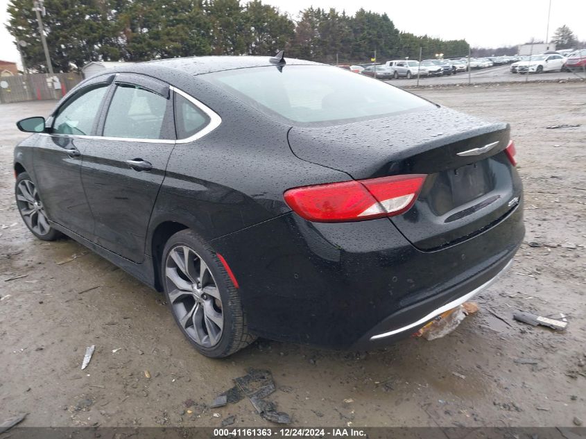 VIN 1C3CCCCB0FN566128 2015 Chrysler 200, C no.3